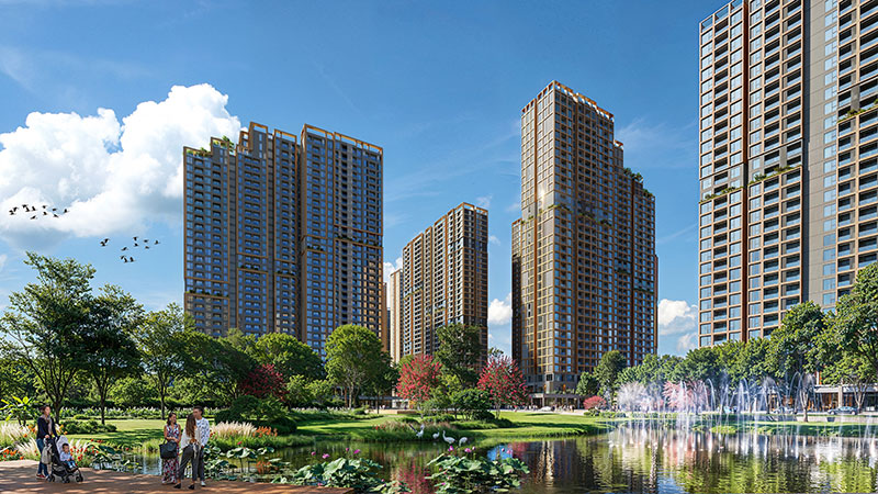giá căn hộ The Cityon - Royal Wave Park và chuẩn sống biển hồ tại Hưng Yên